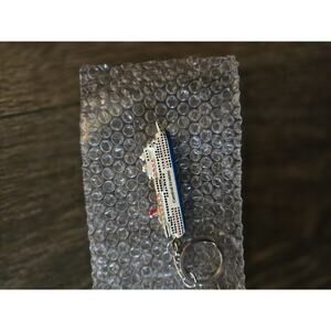 Carnival Cruise Ship Keychain Ecstasy Keyring New Vintage Rare